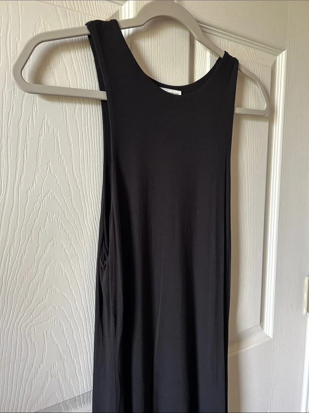 Rue Sophie Revolve Black Sleeveless Long High -Low Maxi Dress‎ Size Med